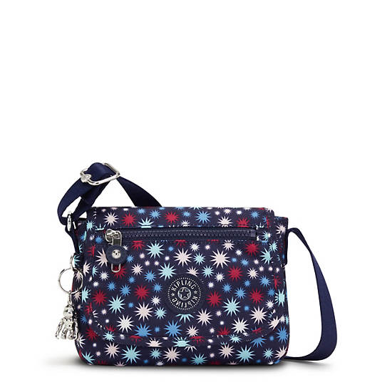 Kipling Sabian Printed Crossbody Mini Táska Lila | HU 1352BE